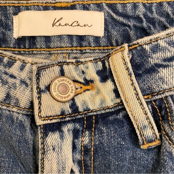 KanCan 5 Bobbie Ultra High Rise Straight Leg Jeans Ankle Distressed 100% Cotton - Picture 9 of 14
